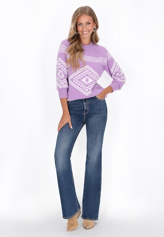 Pull-over IZIA en violet