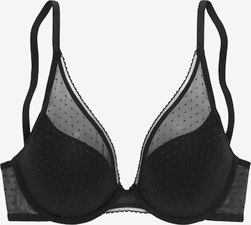 s.Oliver Triangle Bra in Black: front