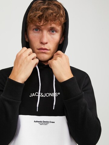 JACK & JONES Mikina 'JJERyder' - Čierna