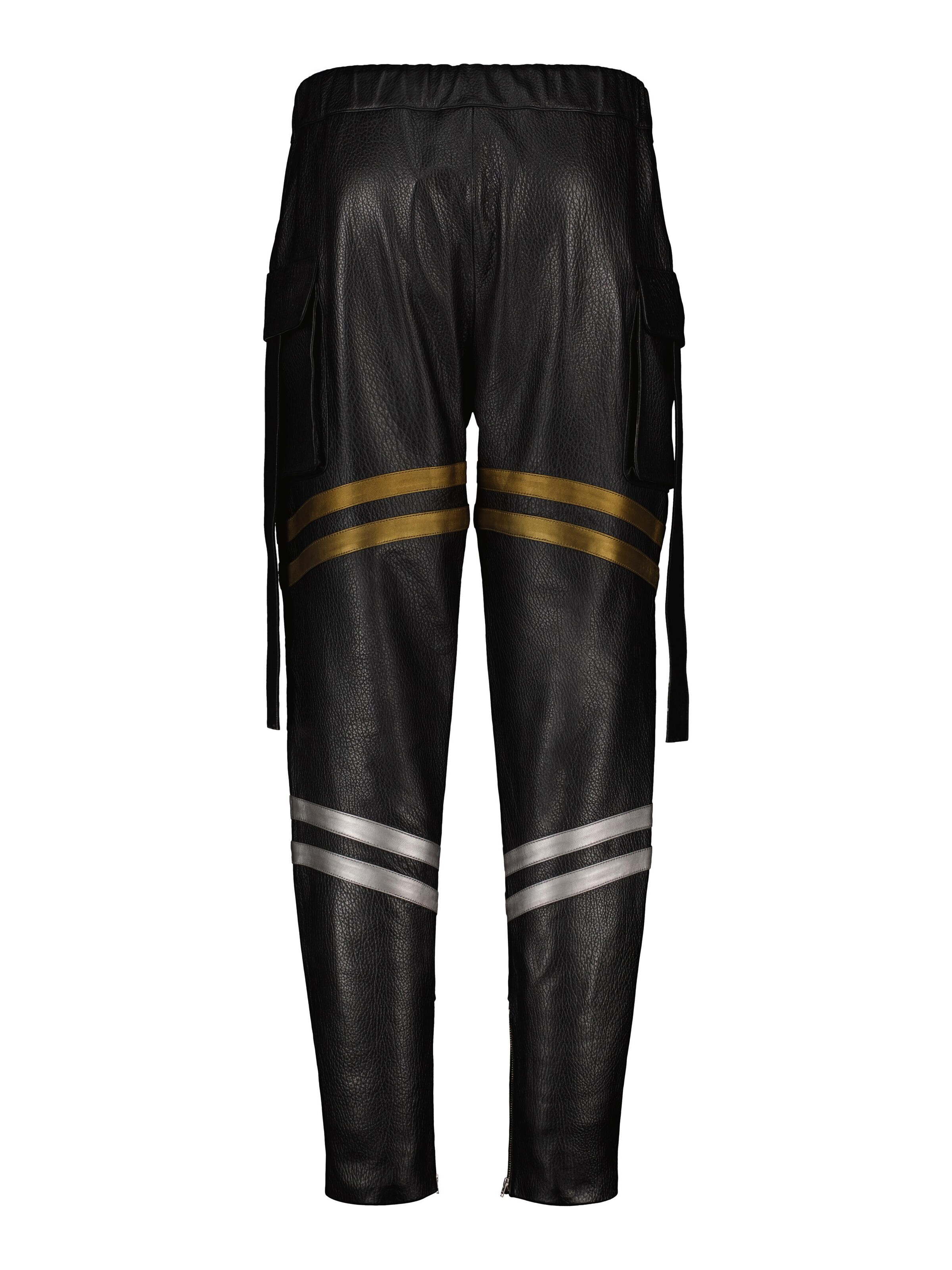 Baggy Pantalon cargo 'Hero Cargo – Pantalon Gold/Silver' Vibranyum en noir
