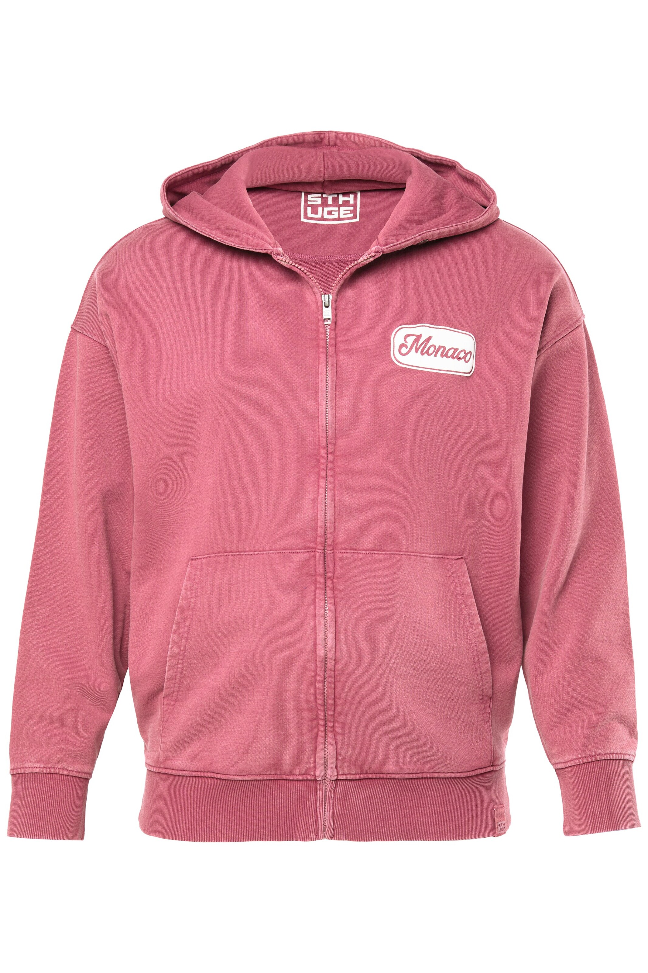 STHUGE Sweat jacket in Pink: front