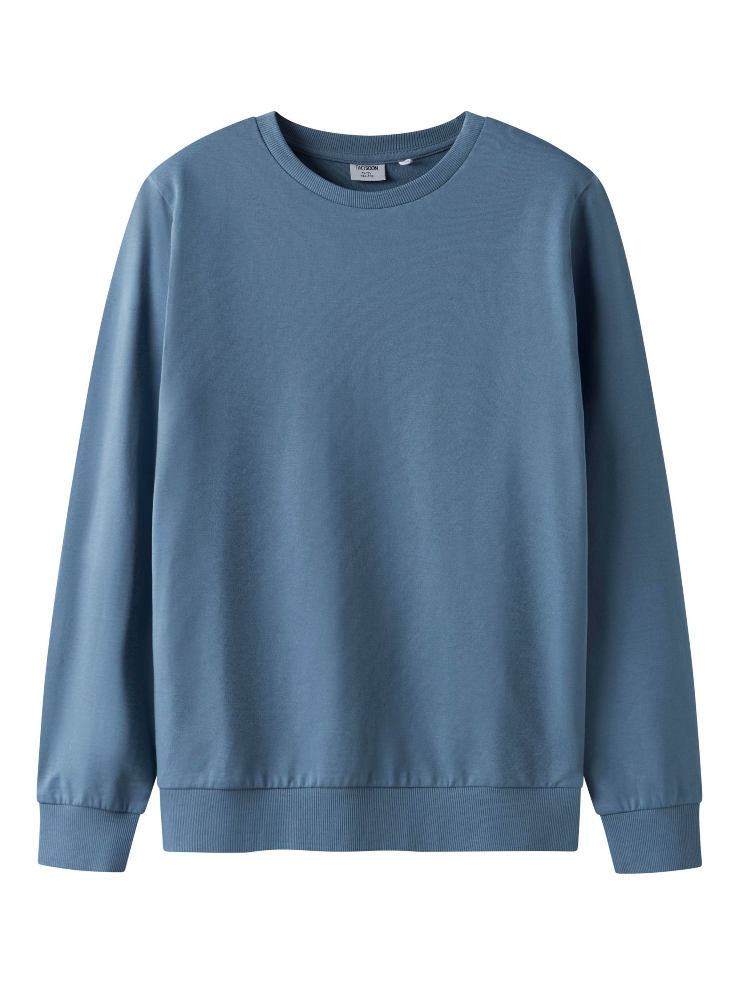 TWO SOON Sweatshirt i blå: forside