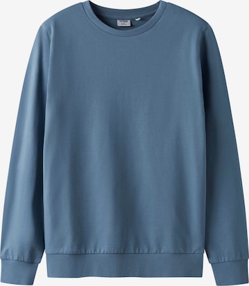 TWO SOON Sweatshirt in Blue: front