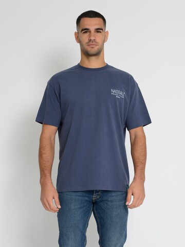 NASSAU Beach Club Shirt in Blue: front
