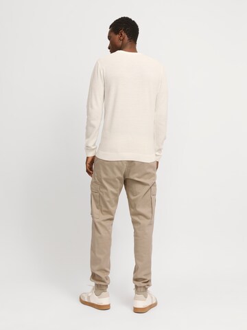 JACK & JONES Ozke Kargo hlače 'JPSTKANE JONNIE' | bež barva