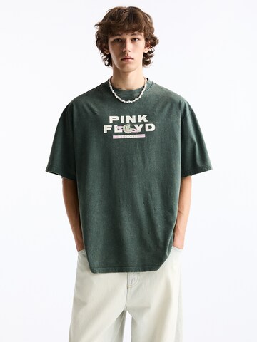 Pull&Bear T-Shirt in Grün: Vorderseite