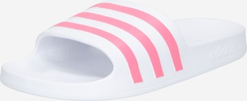 ADIDAS SPORTSWEARNatikače s potpeticom 'Aqua Adilette' - bijela boja: prednji dio