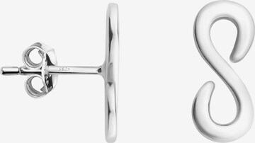 Sofia Milani Ohrringe 'Infinity' in Silber: Vorderseite