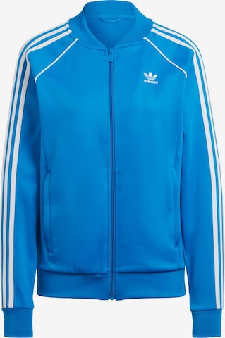 ADIDAS ORIGINALS Tepláková bunda 'Adicolor Classics' - Modrá: predná strana