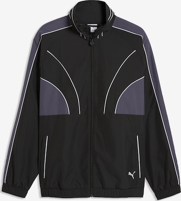 PUMA Sportjacke 'T7' in Schwarz: Vorderseite