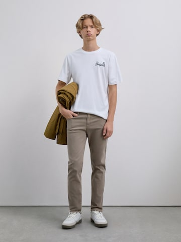 regular Pantaloni di Scalpers in beige: frontale