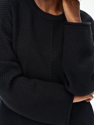 Blue Shadow Sweater in Black