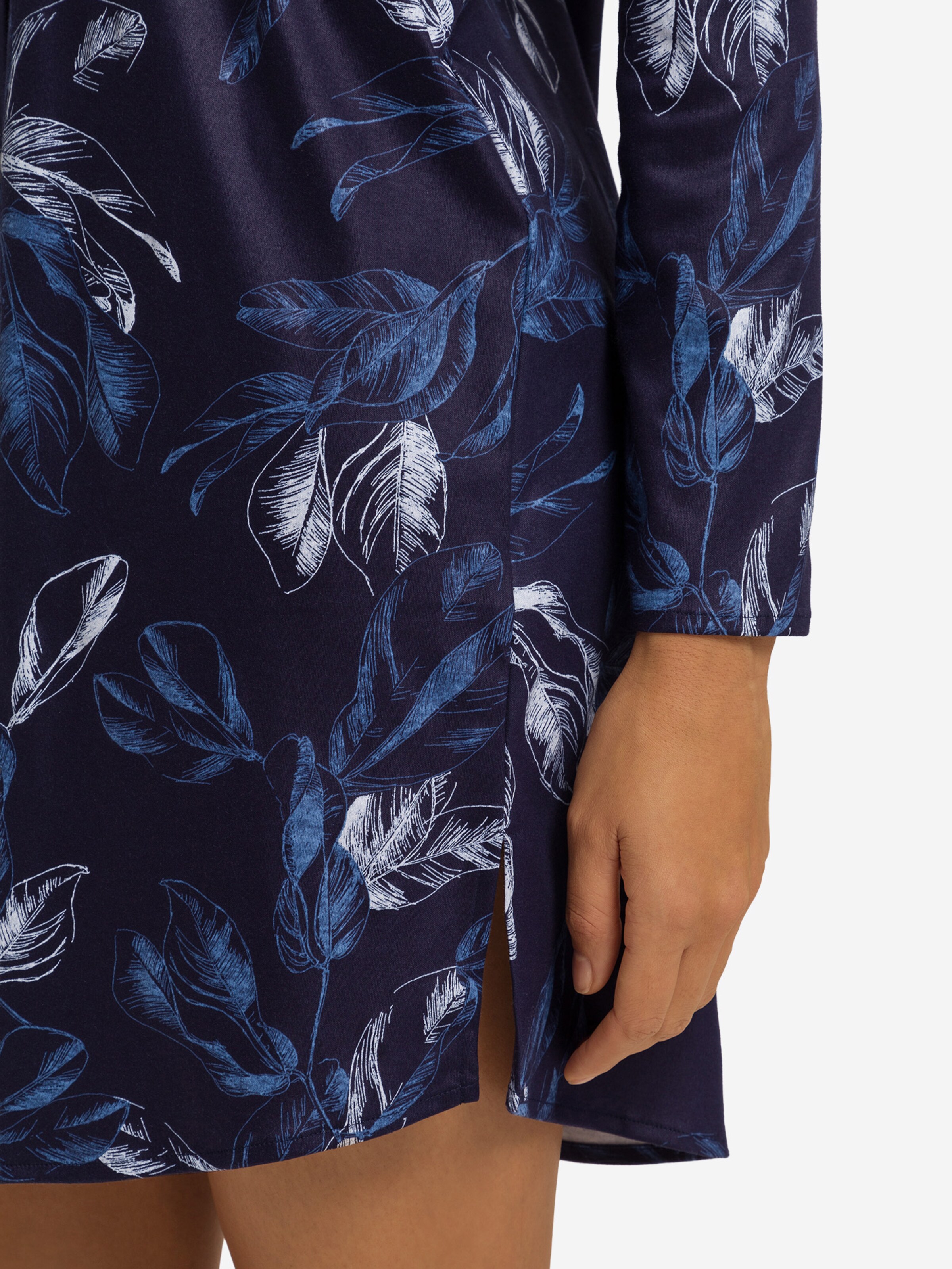 Hanro - Camisola de pijama ' Loungy Nights ' em azul