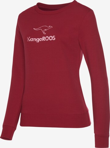 KangaROOS Sweatshirt in Rot