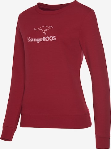 KangaROOS Sweatshirt in Red