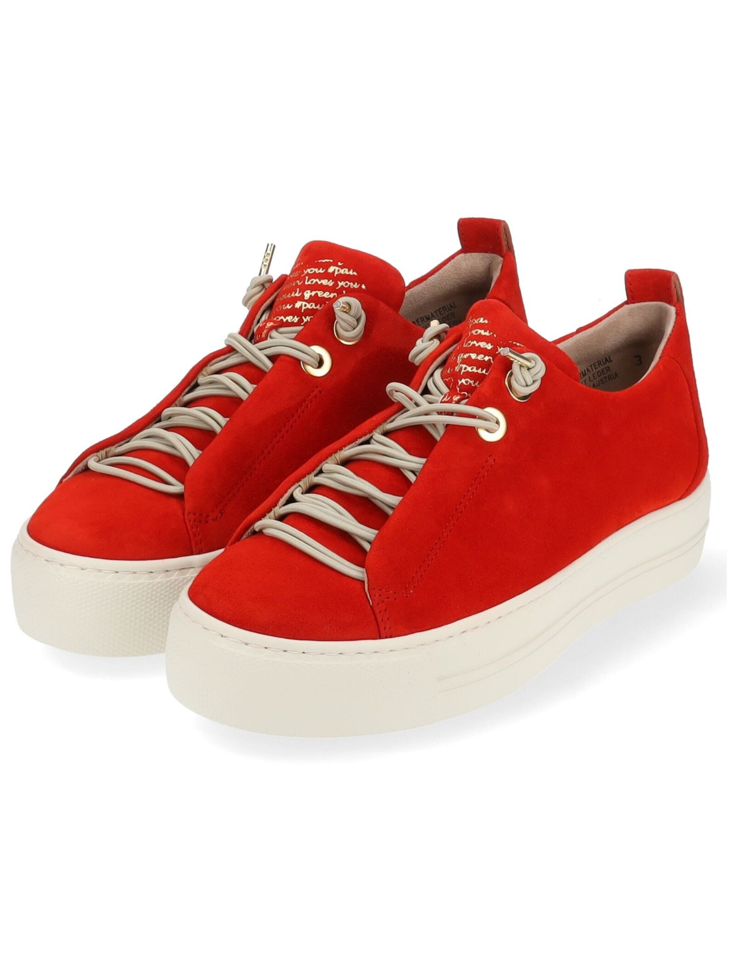 Paul Green Sneakers laag in Rood