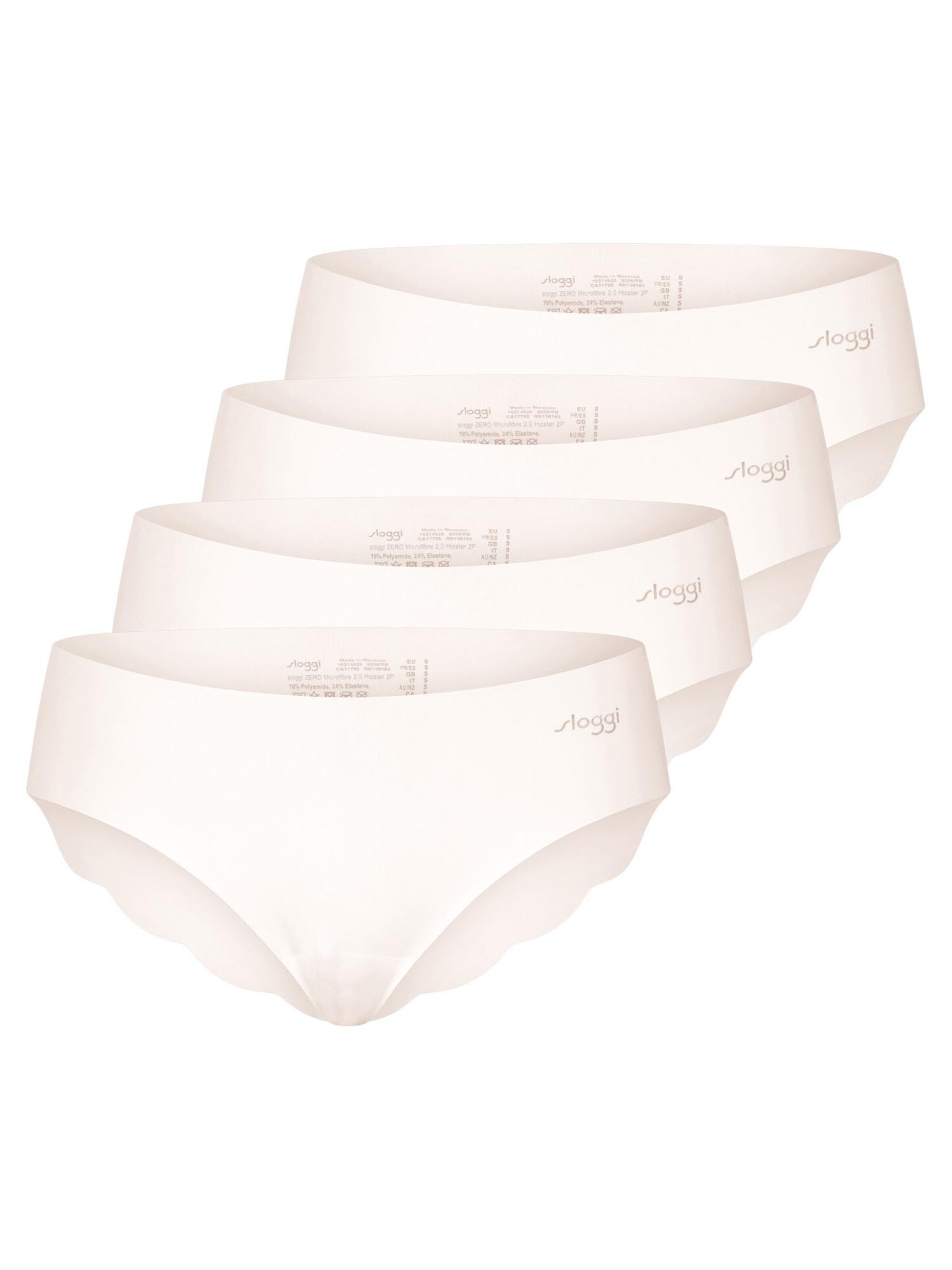 SLOGGI Boyshorts 'ZERO Microfibre 2.0' in White: front