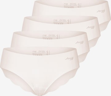 SLOGGI Boyshorts 'ZERO Microfibre 2.0' in White: front