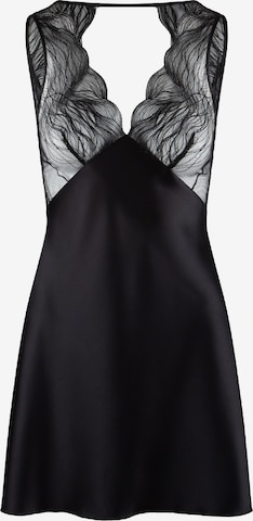 LingaDore - Camisa de noite em preto: frente