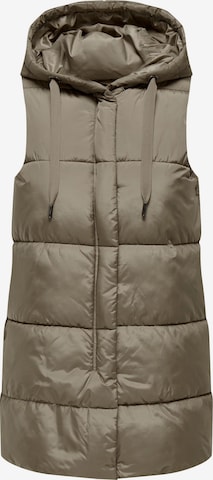 Gilet 'Asta' ONLY en marron : devant