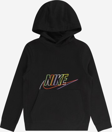 Nike Sportswear Sweatshirt in Schwarz: predná strana