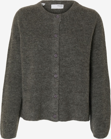 Cardigan 'SLFLULU' SELECTED en gris : devant