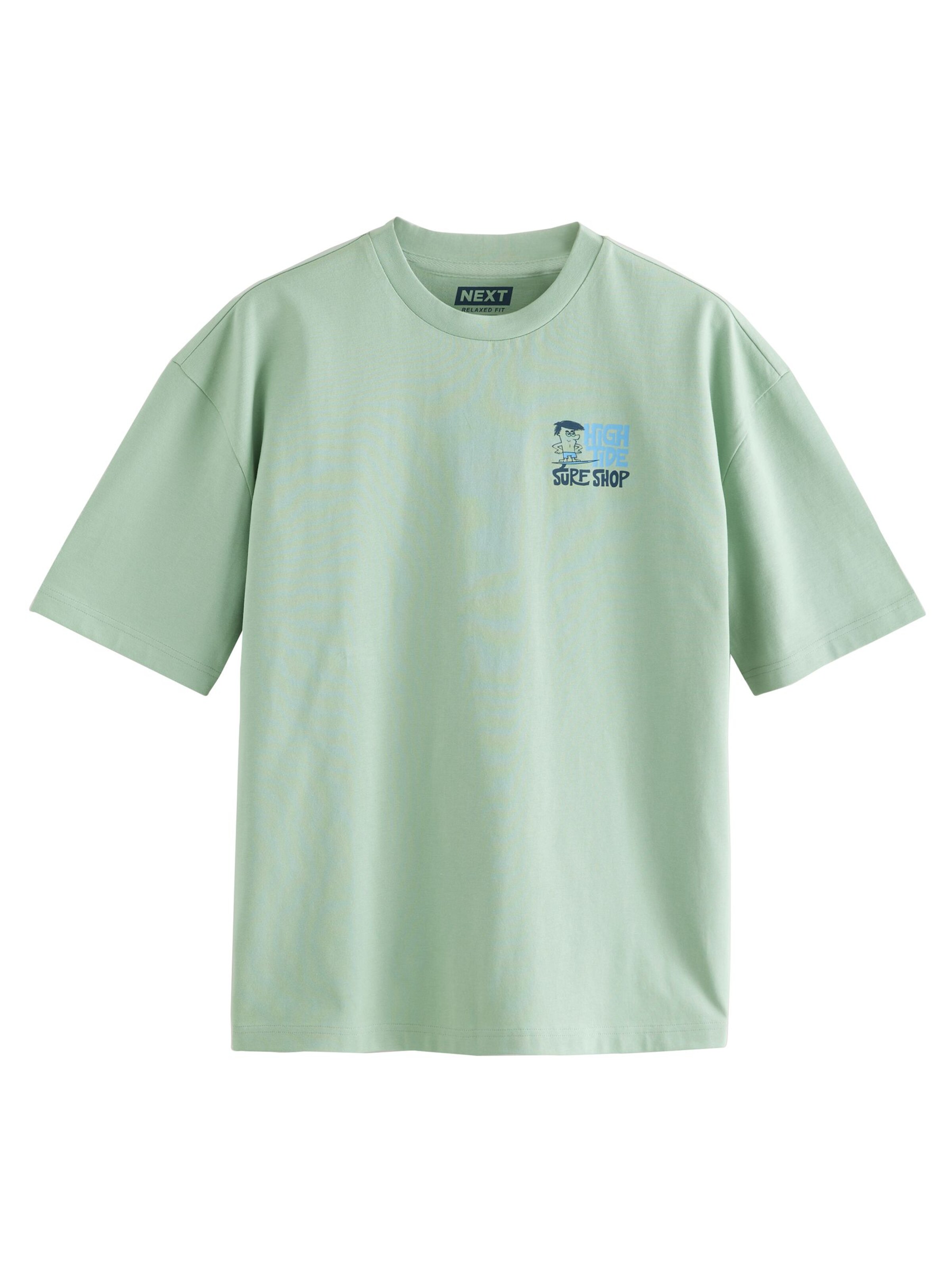 Tricou de la Next pe verde: față