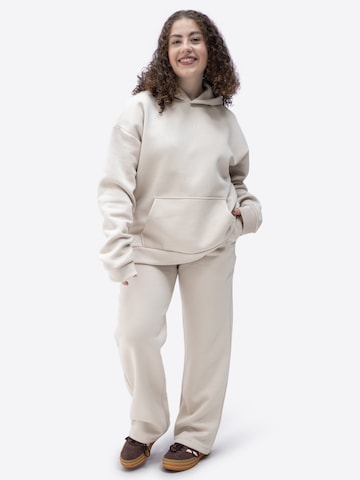 TATES Wide leg Workout Pants in Beige