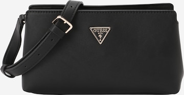GUESS Olkalaukku 'TALENT CROSSBODY TOP ZIP' värissä musta: etupuoli