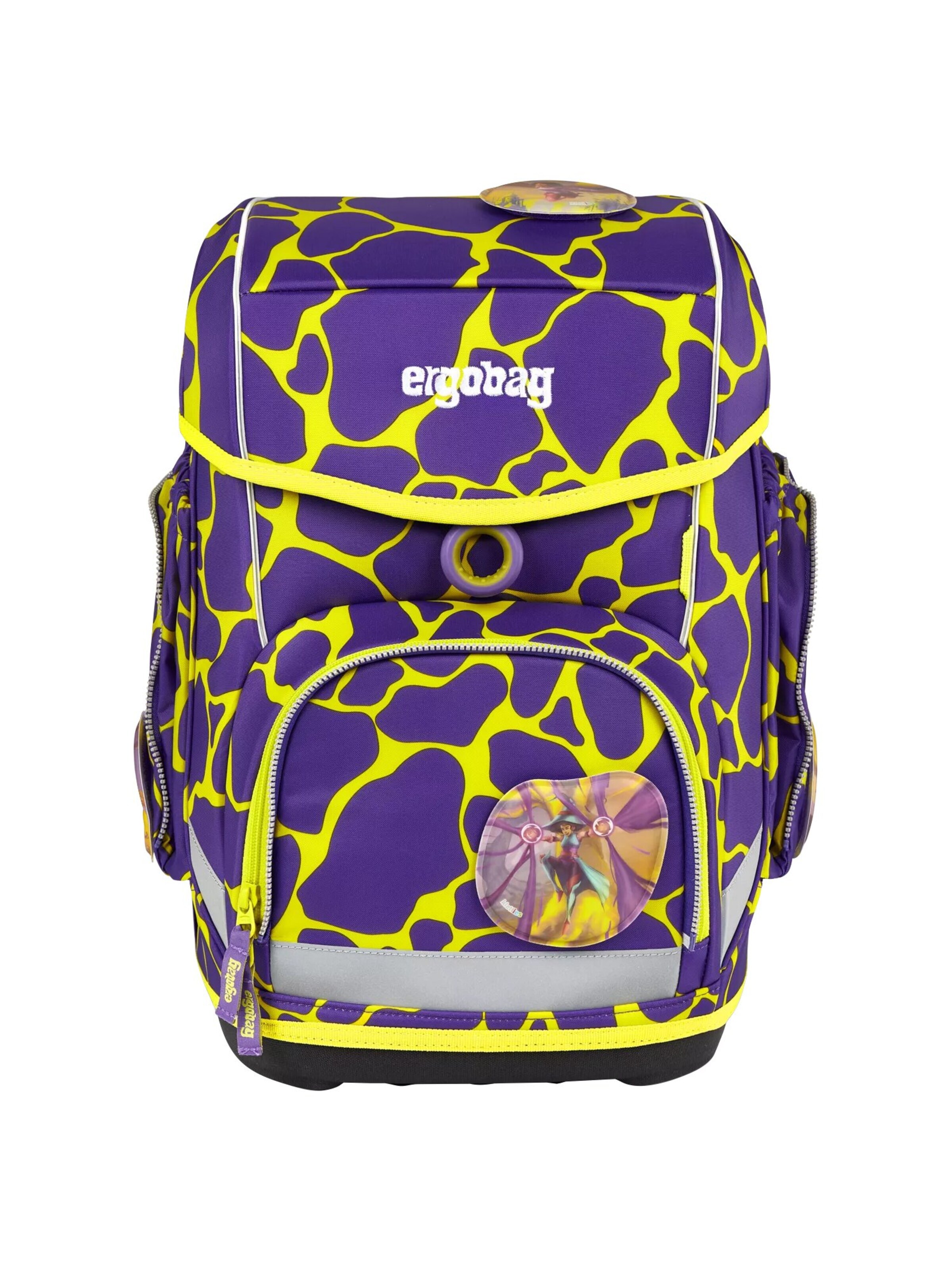 ergobag Backpack 'Schulranzen-Set cubo Set' in Purple