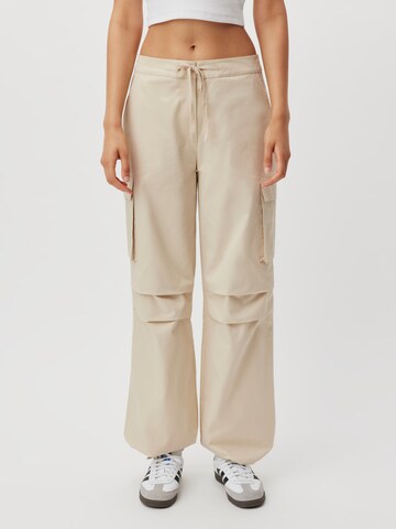 LeGer by Lena Gercke Loose fit Cargo trousers 'Kayleen Tall' in Beige