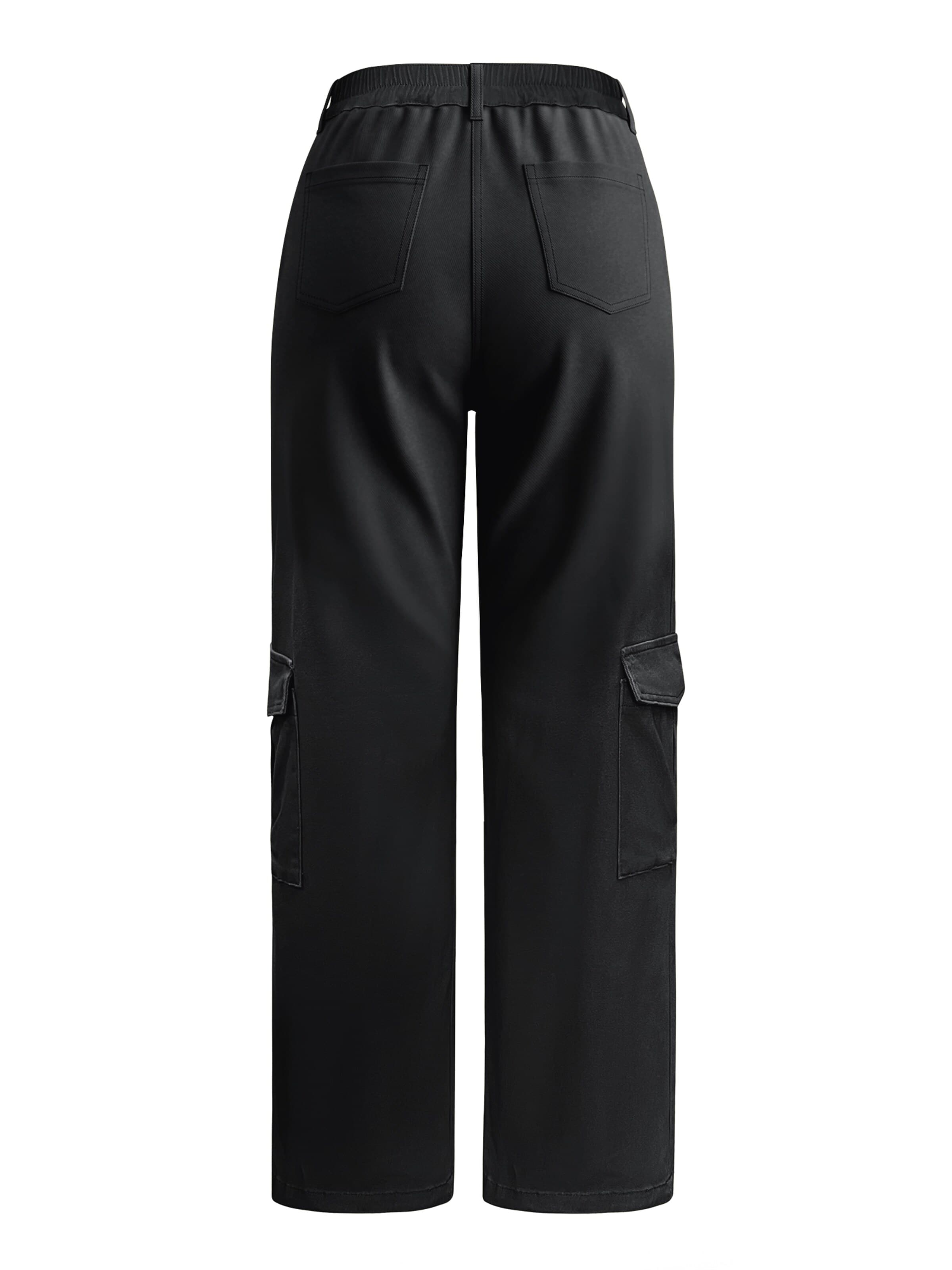 IVIR Regular Cargo Pants 'Arbeit' in Black