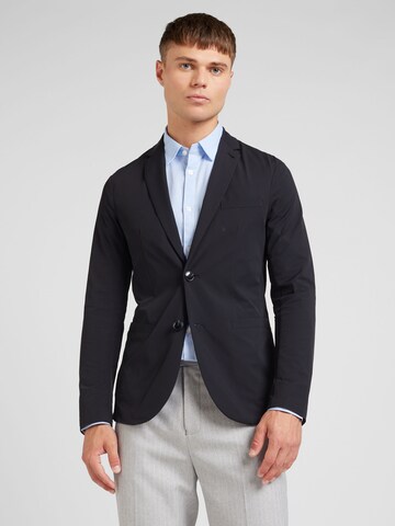 ARMANI EXCHANGE Slim fit Σακάκι για το γραφείο σε μαύρο: μπροστά