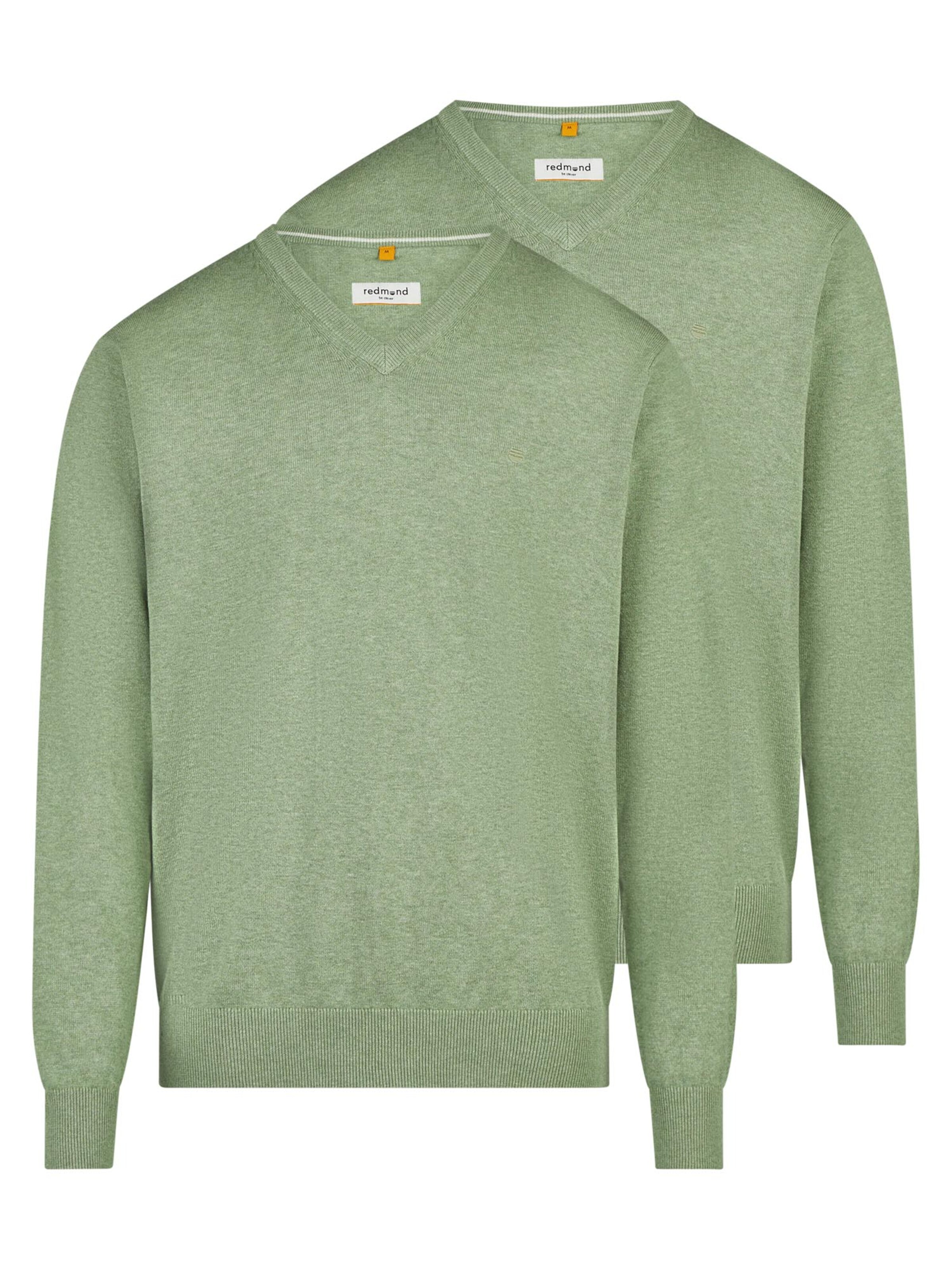 redmond Sweater 'Basic' in Green: front