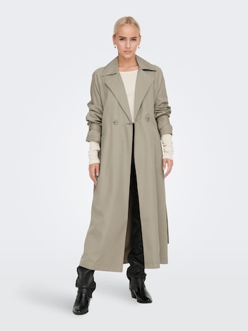 ONLY Between-Seasons Coat in Grey: front