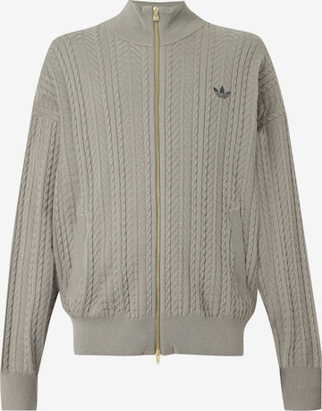 ADIDAS ORIGINALS Strickjacke 'Firebird' in Grün: Vorderseite