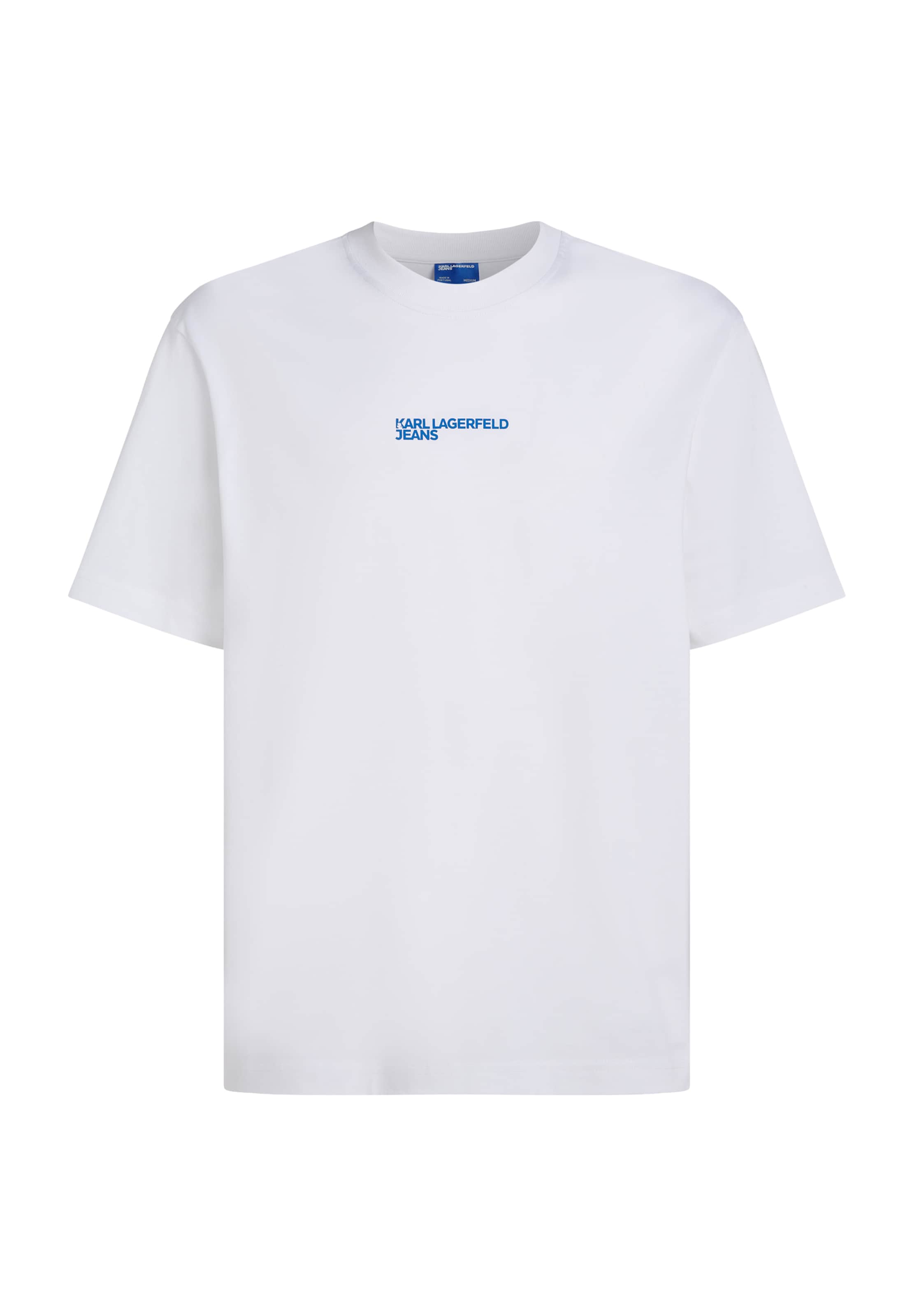 Tricou de la KARL LAGERFELD JEANS pe alb: față