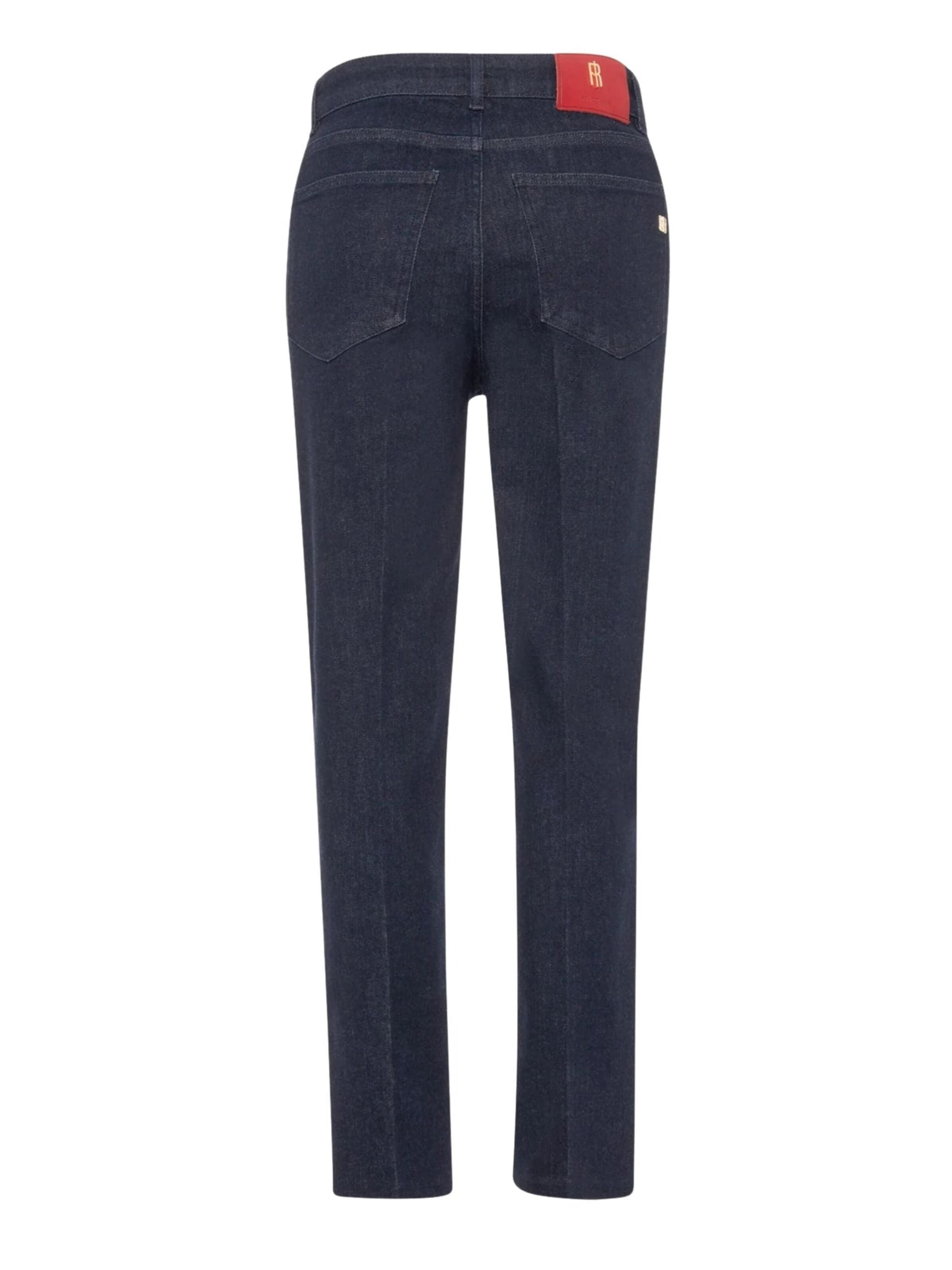 Fracomina Jeans 'Regular Fit Jeans with Rhinestones' in Blue