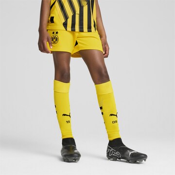 PUMA Regular Sportbroek 'Borussia Dortmund 24/25' in Geel: voorkant