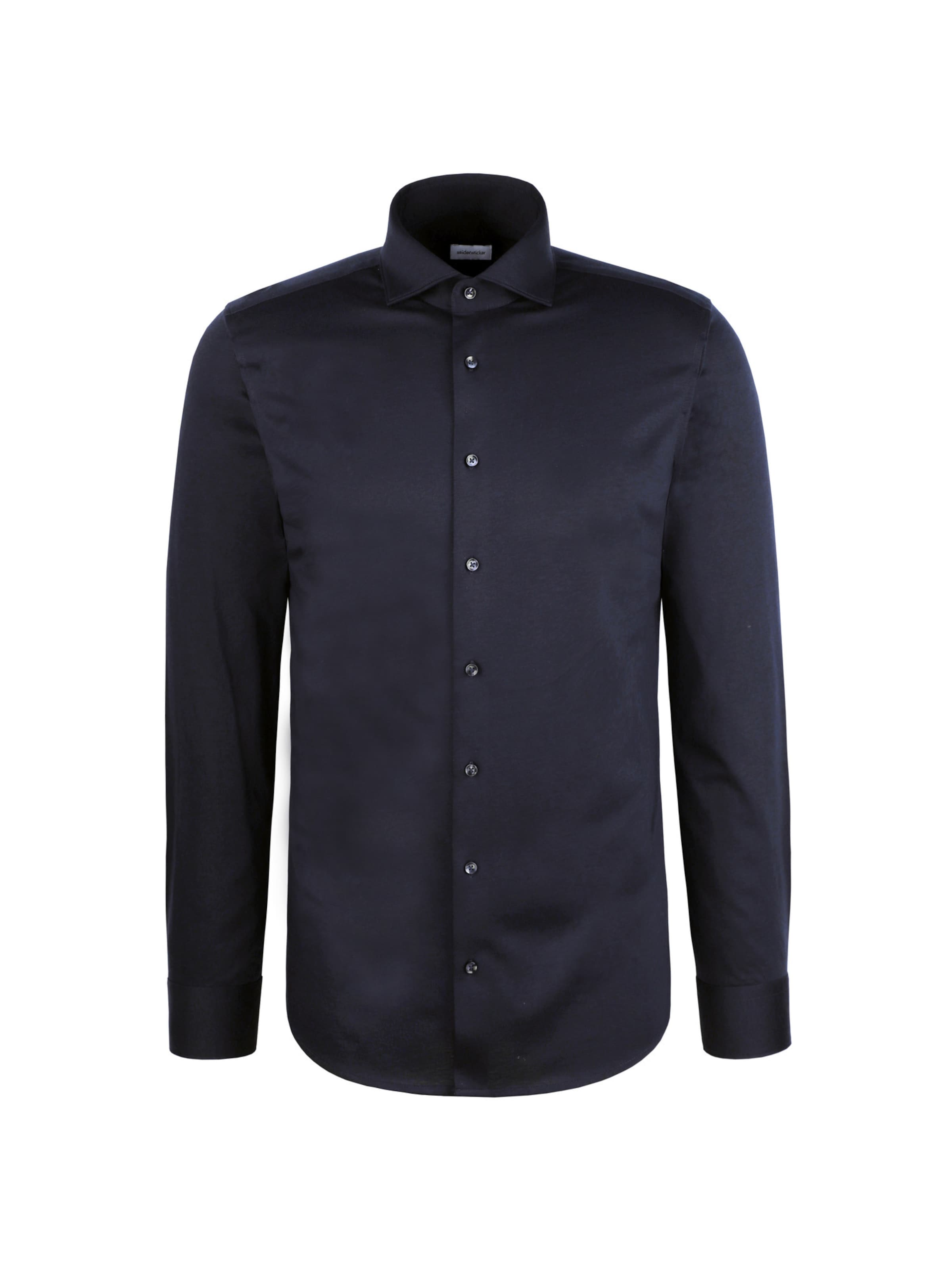 SEIDENSTICKER Chemise business en bleu foncé, Vue avec produit