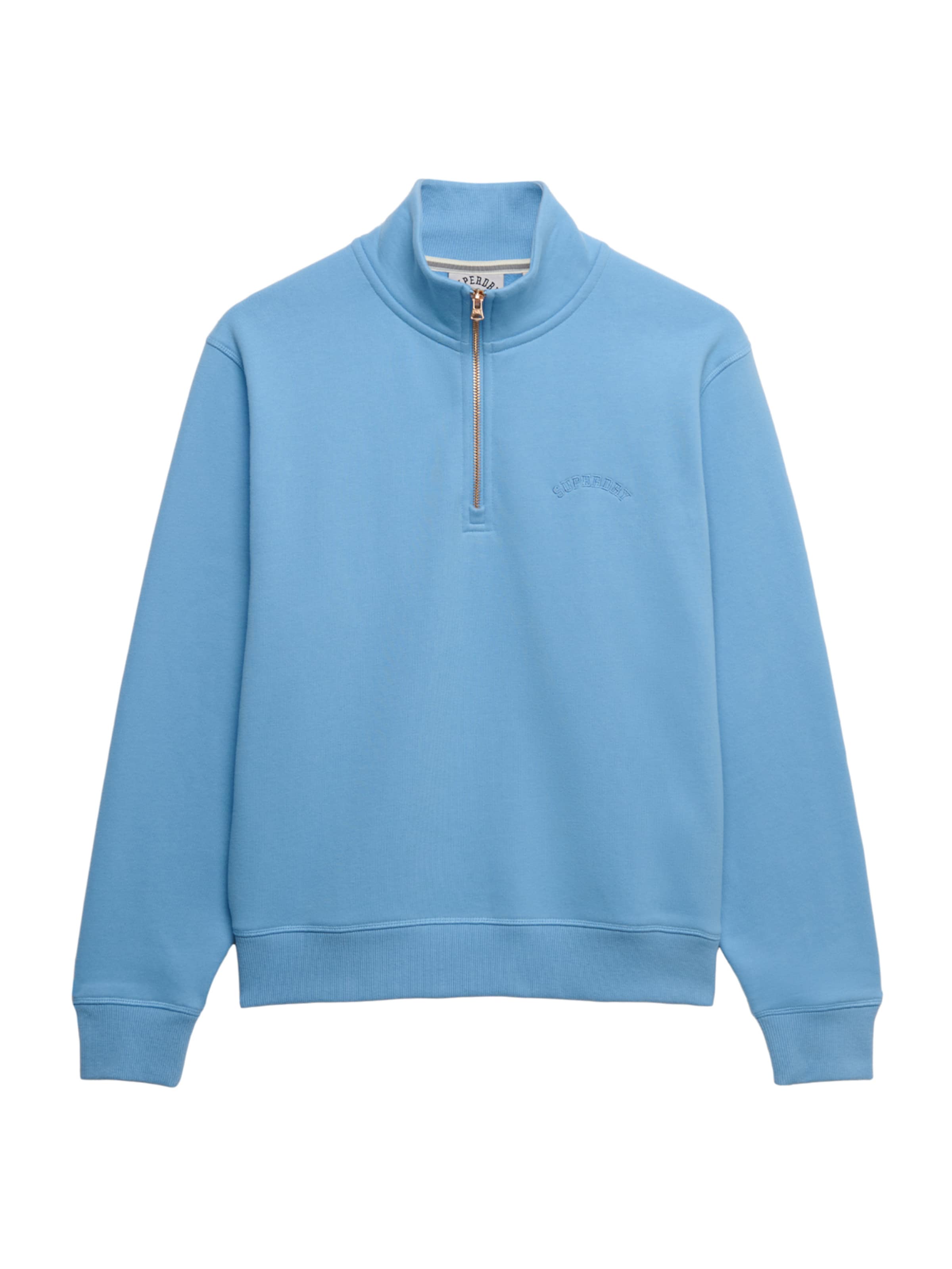 Superdry Sweatshirt 'ESSENTIAL' i blå: framsida