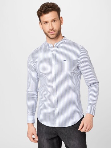 Slim fit Camicia di HOLLISTER in blu: frontale