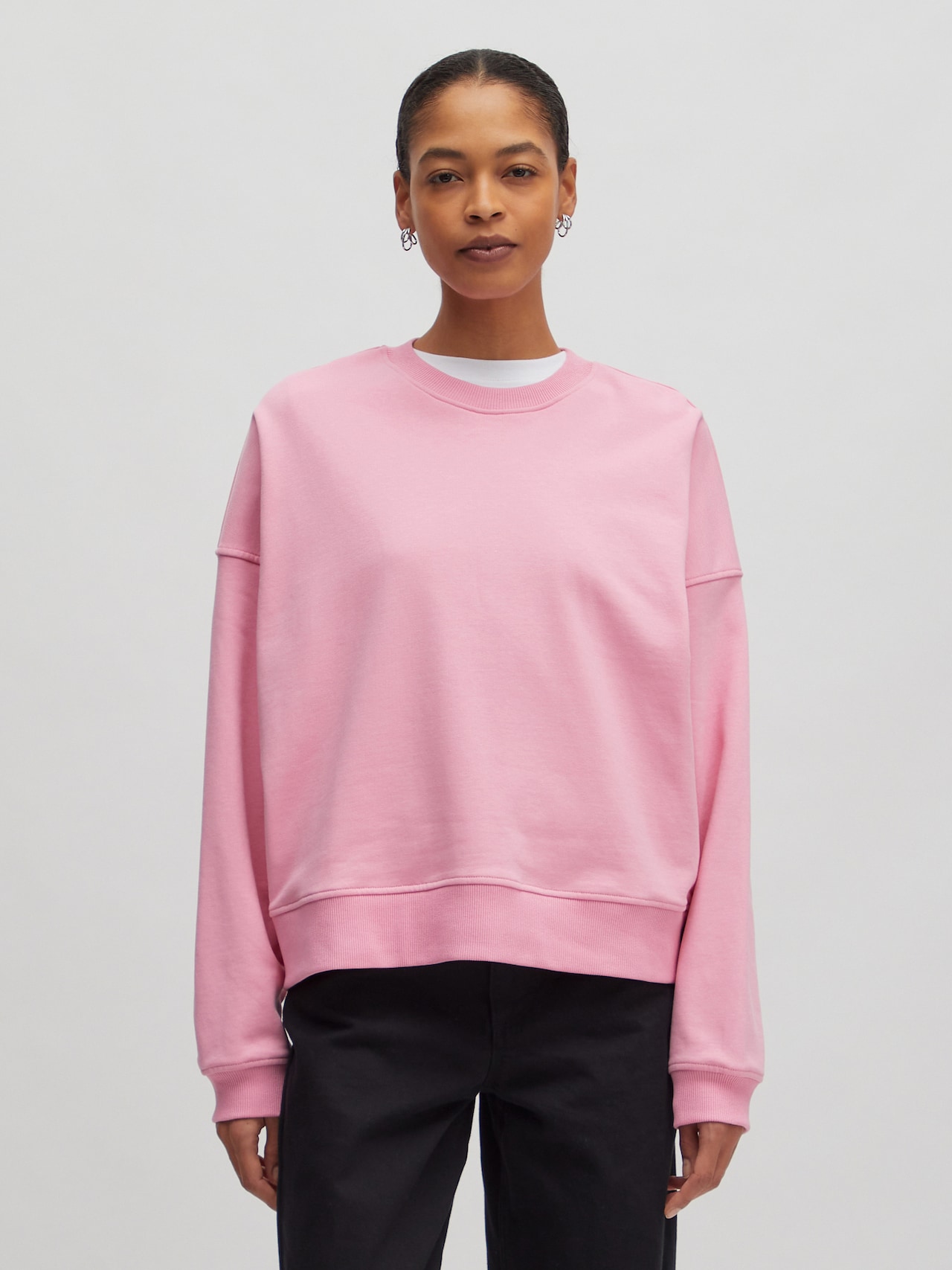 EDITED Produkter Pullover i overstørrelse 'Emielia' pink