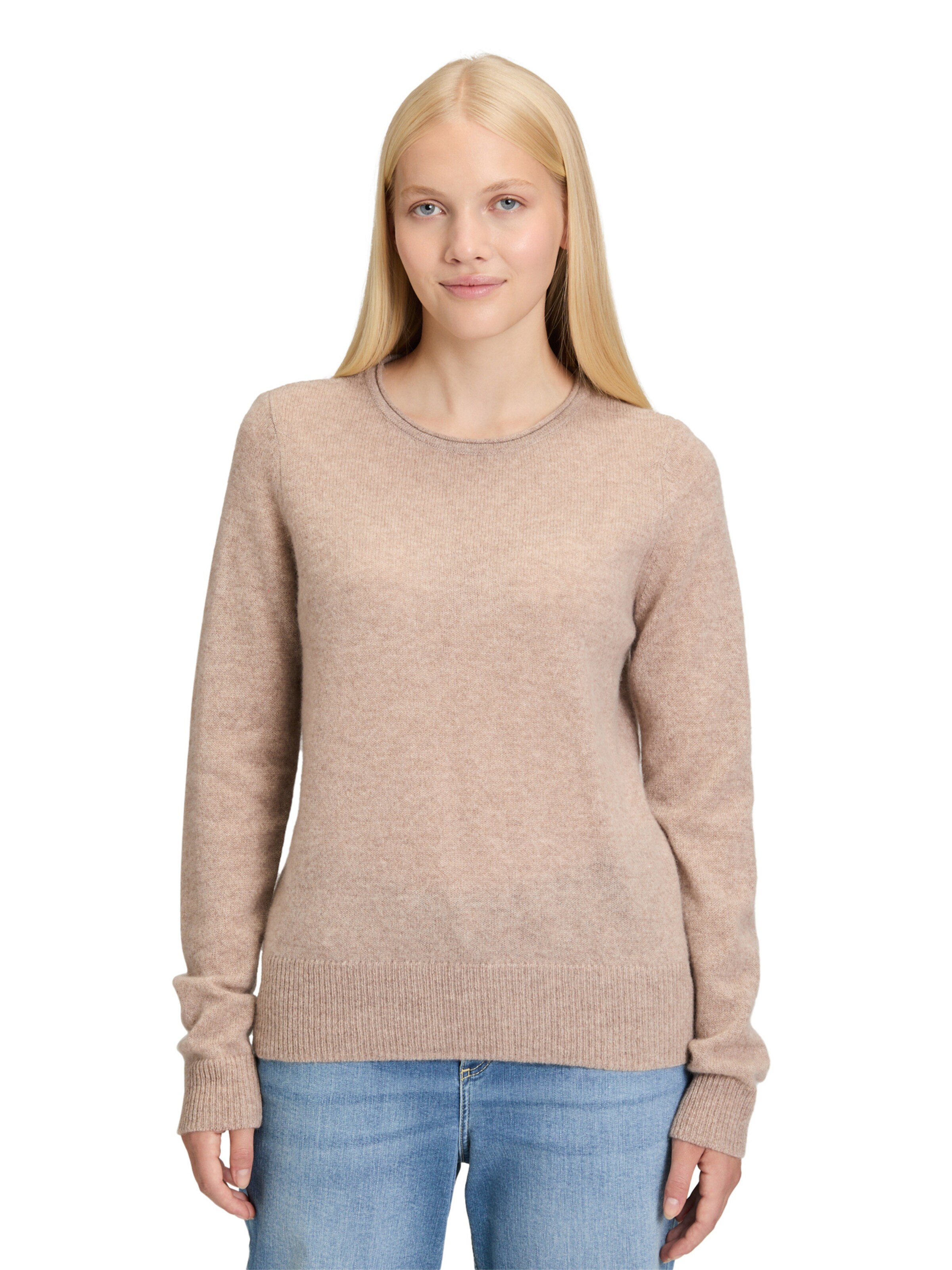 Cartoon Sweater in Beige: front