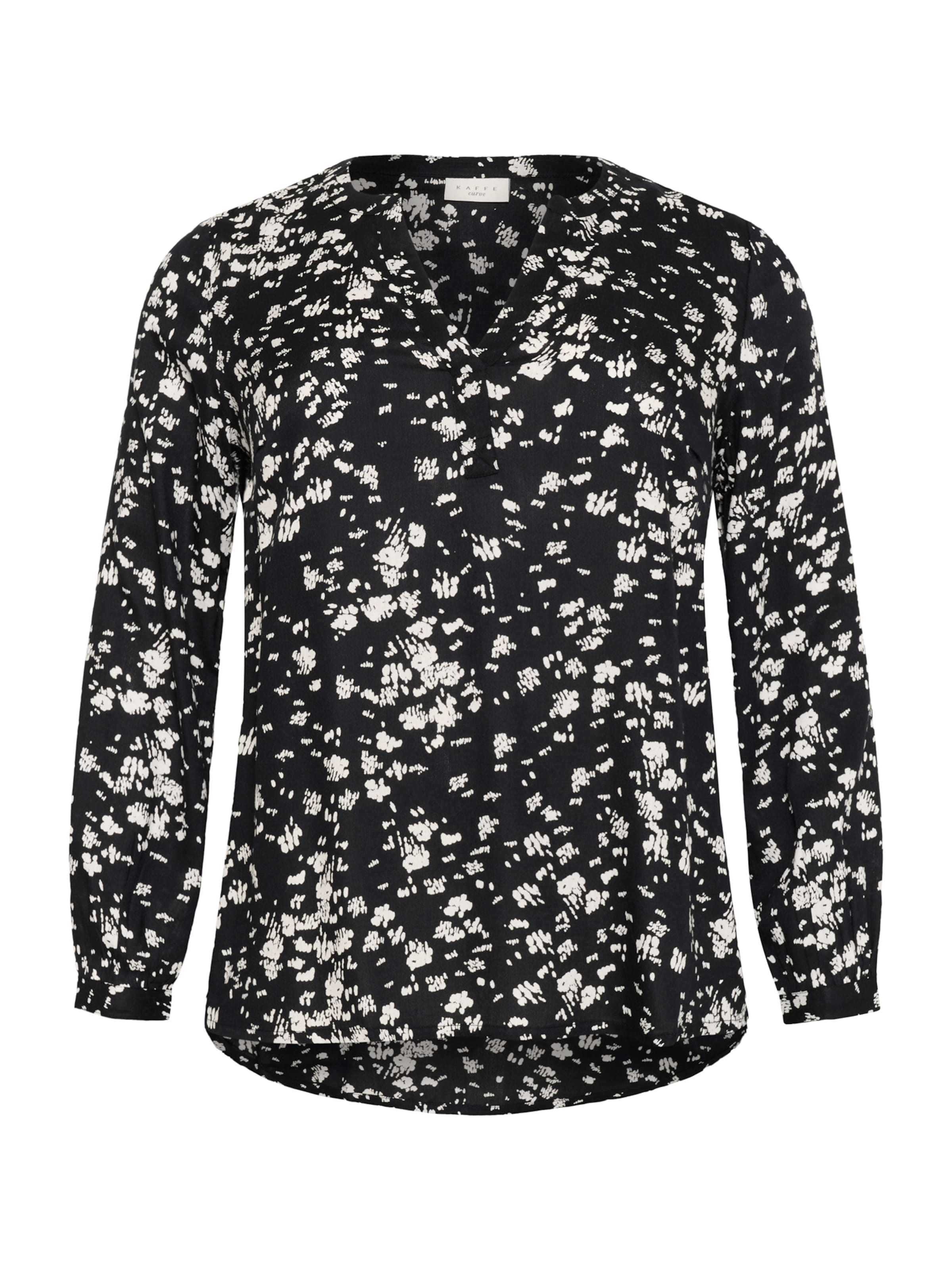 KAFFE CURVE Μπλούζα 'Bella' σε μαύρο: μπροστά