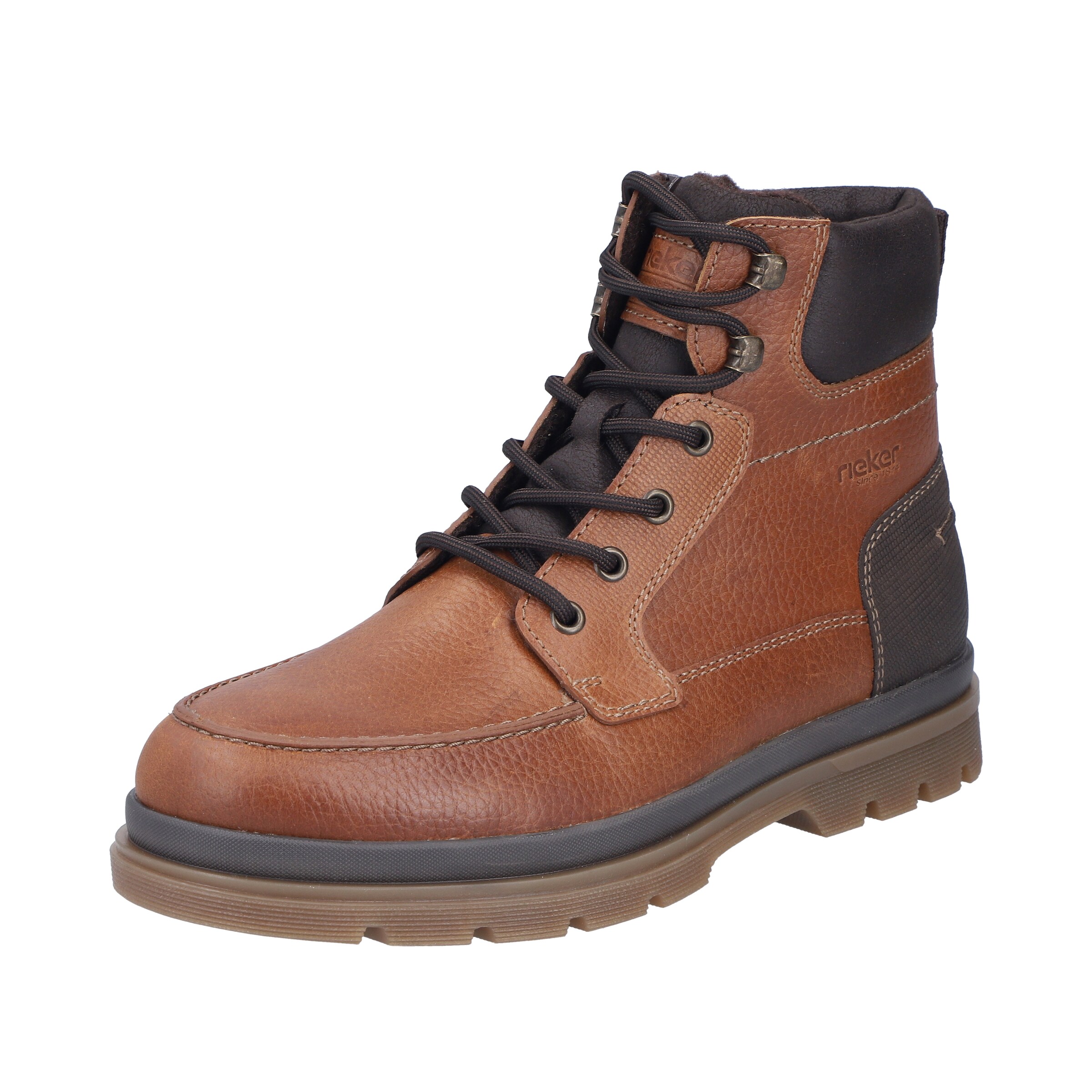 Bottes à lacets 'F7041' Rieker en marron : devant