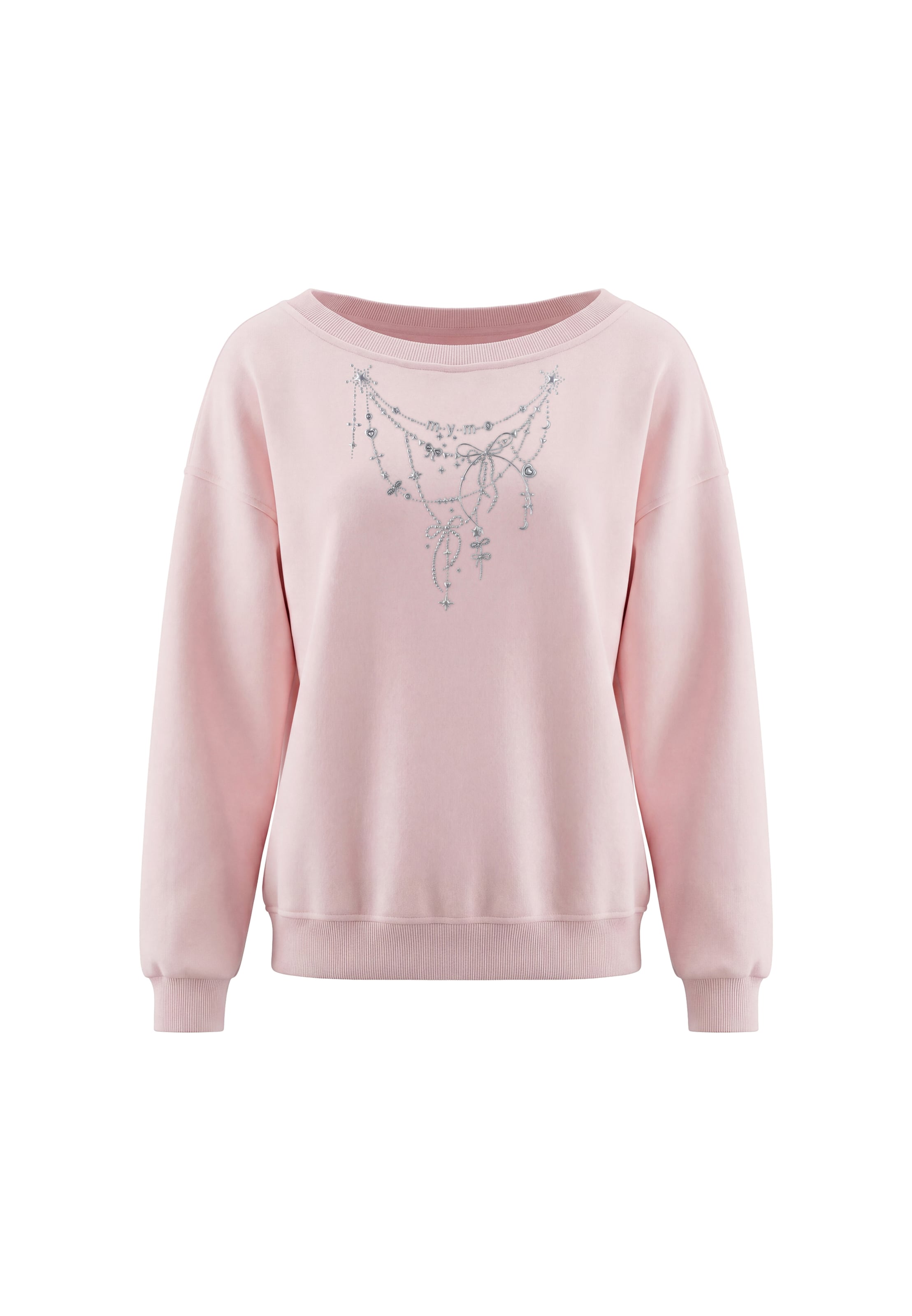 Sweat-shirt MYMO en rose : devant