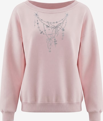 Sweat-shirt MYMO en rose : devant