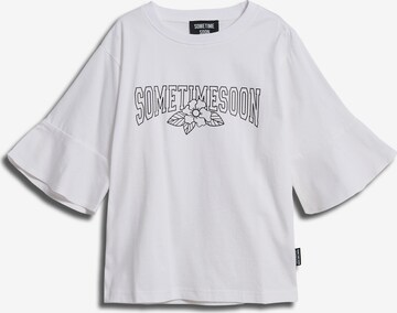 SOMETIME SOON Shirt in Wit: voorkant