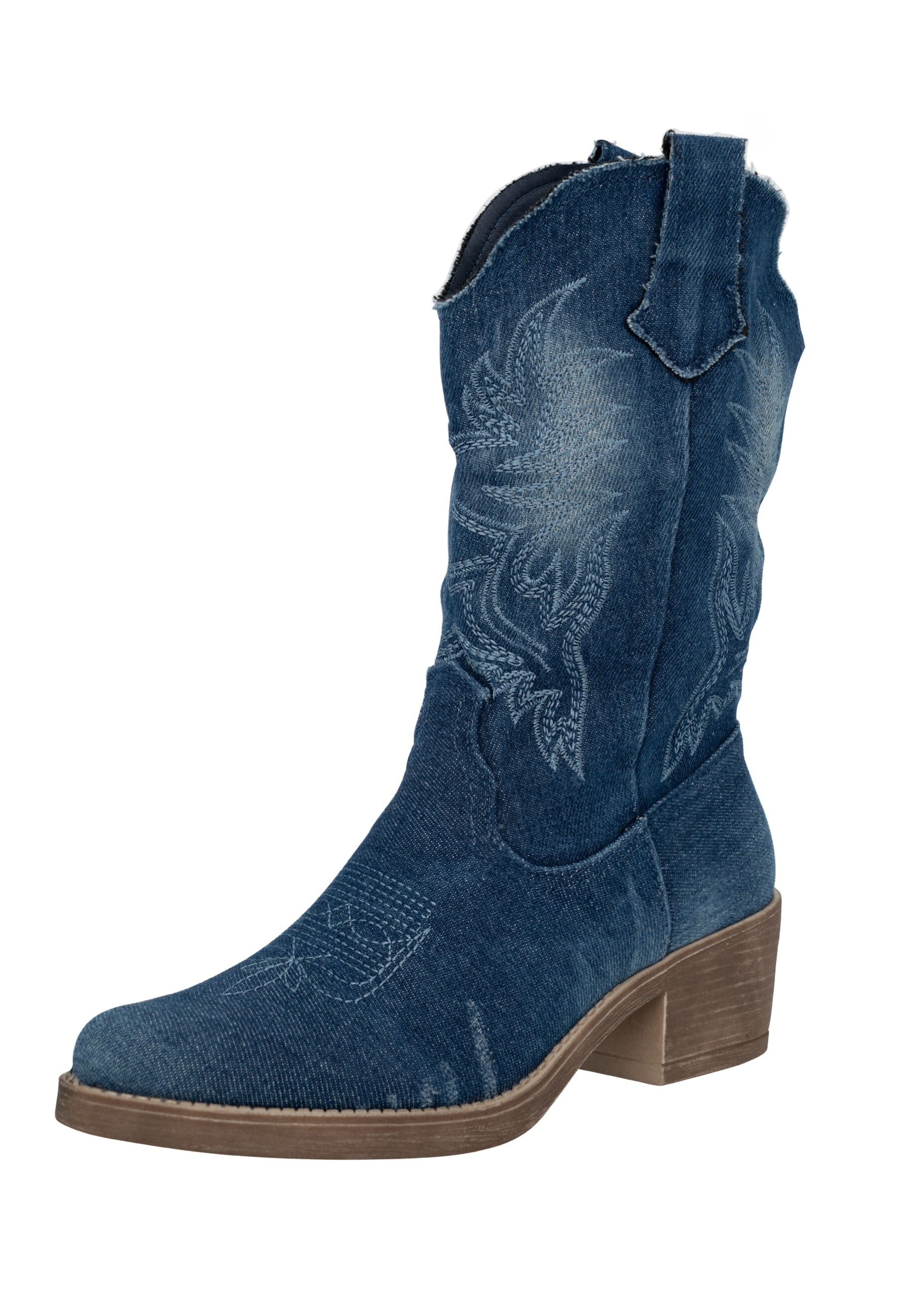 Stivale da cowboy di Salinyang in blu: frontale